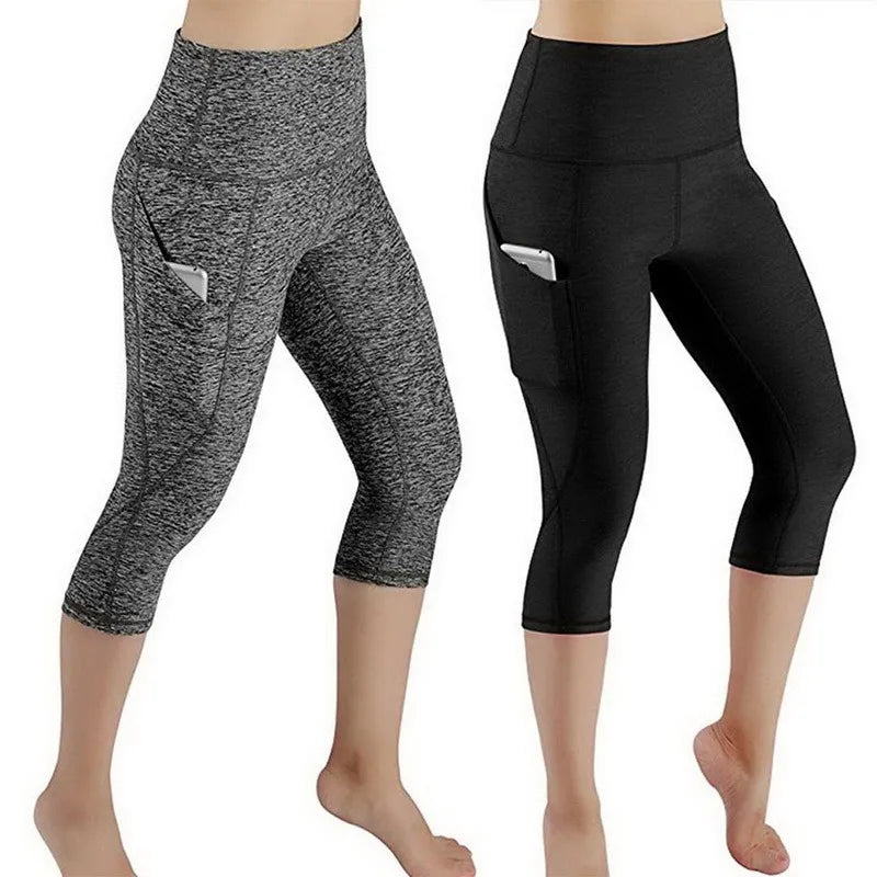 High-Waisted Push-Up Leggings with Pocket