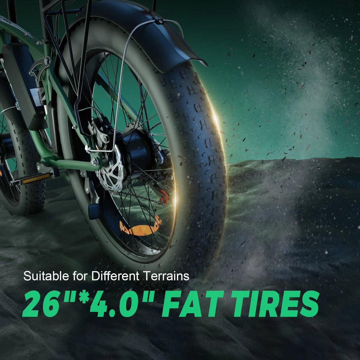 2000W Dual Motor AWD Fat Tire E-Bike | 52V 80-Mile Range 24 Hour Sport