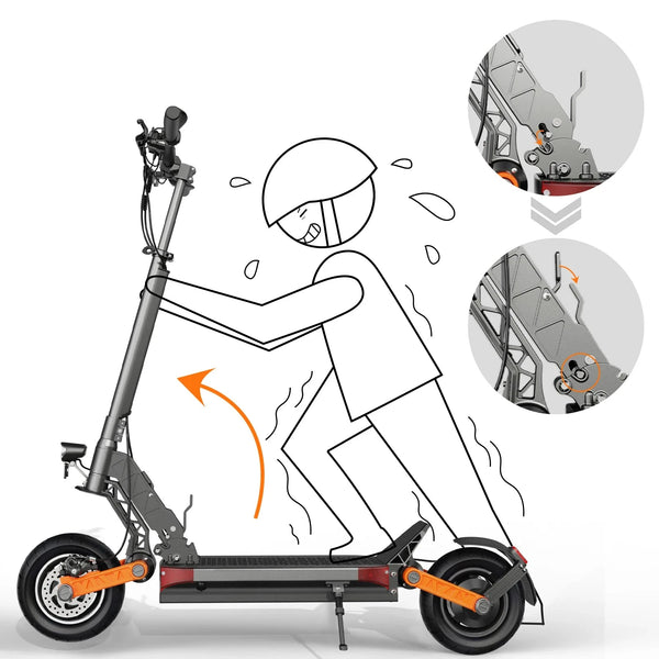 Electric Scooter: 800W Power, 31MPH Speed