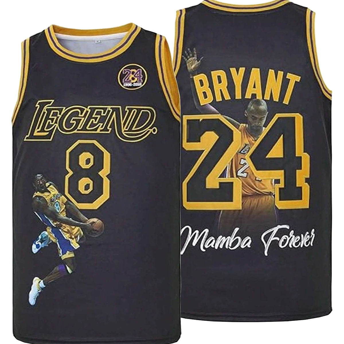 Men's Mamba Legend Embroidered Basketball Vest Jersey