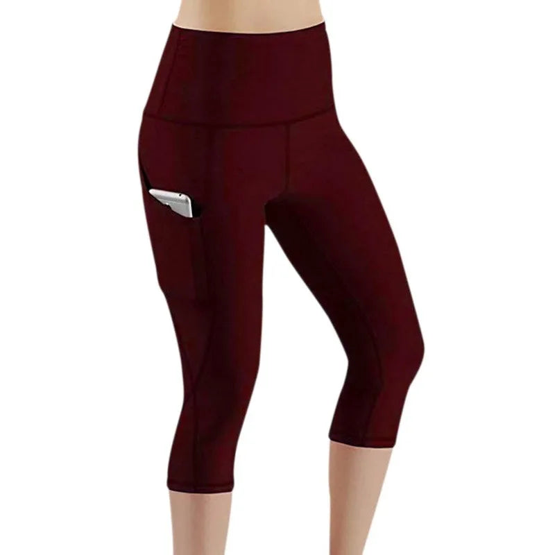 High-Waisted Push-Up Leggings with Pocket