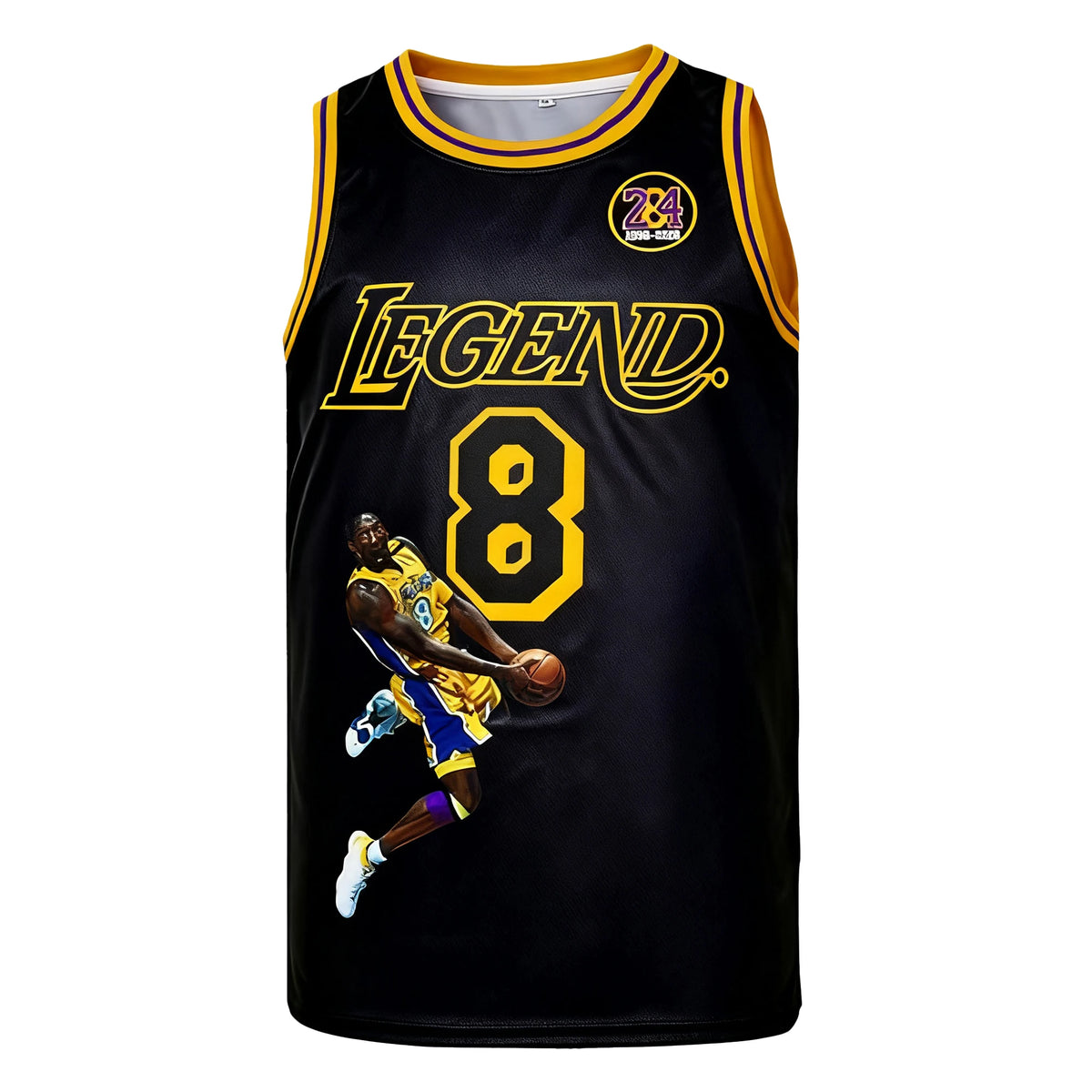 Men's Mamba Legend Embroidered Basketball Vest Jersey