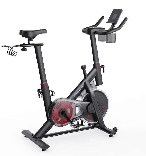 MERACH Stationary Exercise Bike: Smart App & Low Noise Design