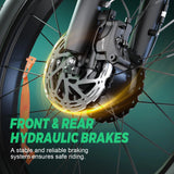 2000W Dual Motor AWD Fat Tire E-Bike | 52V 80-Mile Range 24 Hour Sport