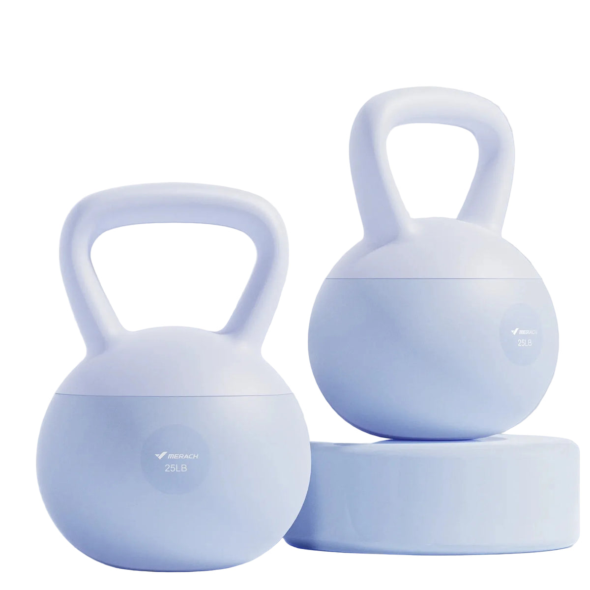 Sand-Filled Shock-Absorbing Kettlebell with Soft Base