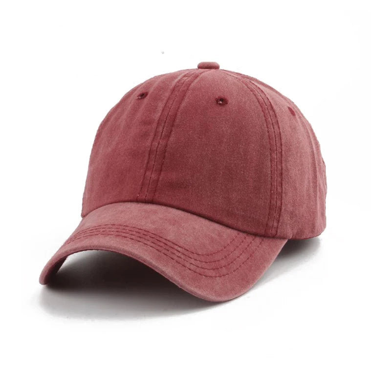 Classic Cotton Baseball Caps for Kids and Adults