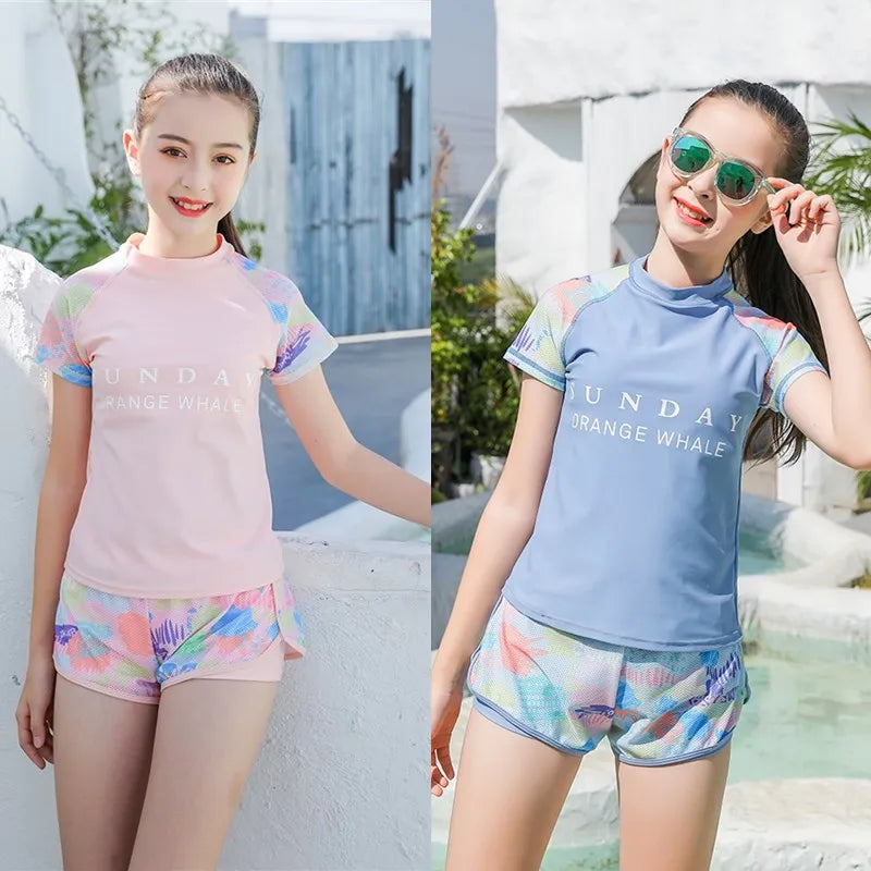 Kid's Rashguard Swimsuits