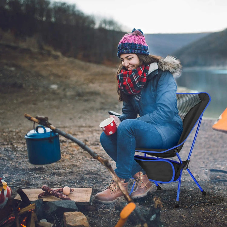 Ultralight Folding Camping Chair Portable & Detachable for Hiking
