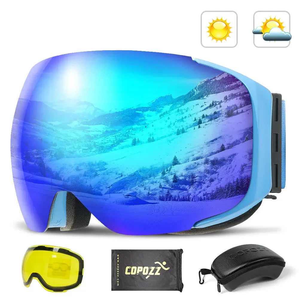  Blue goggles set