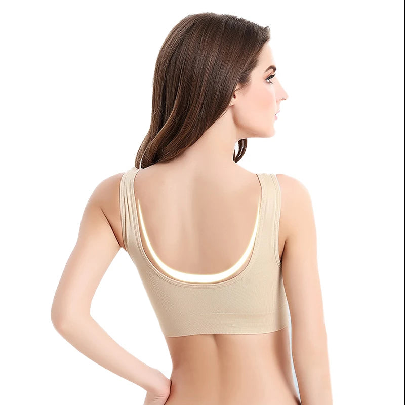 Breathable Yoga Bra with Wireless Support