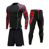 High-Tech MMA Compression Suit for Training
