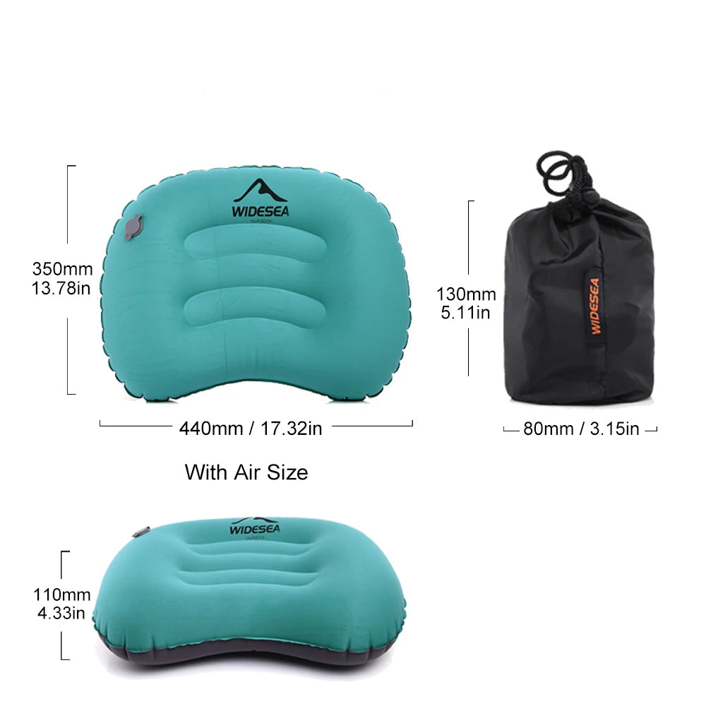 Lightweight, Folding Air Cushion for Outdoor Travel