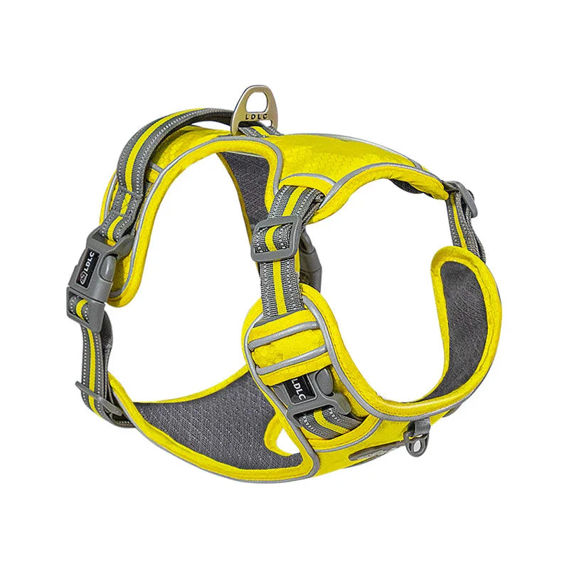 Reflective Padded Dog Harness Adjustable Safety Vest for All Dogs