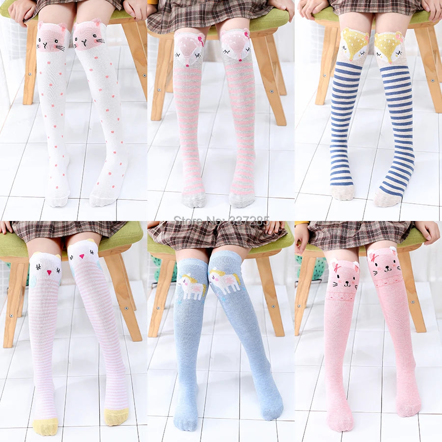 Adorable Kids' Knee-High Socks