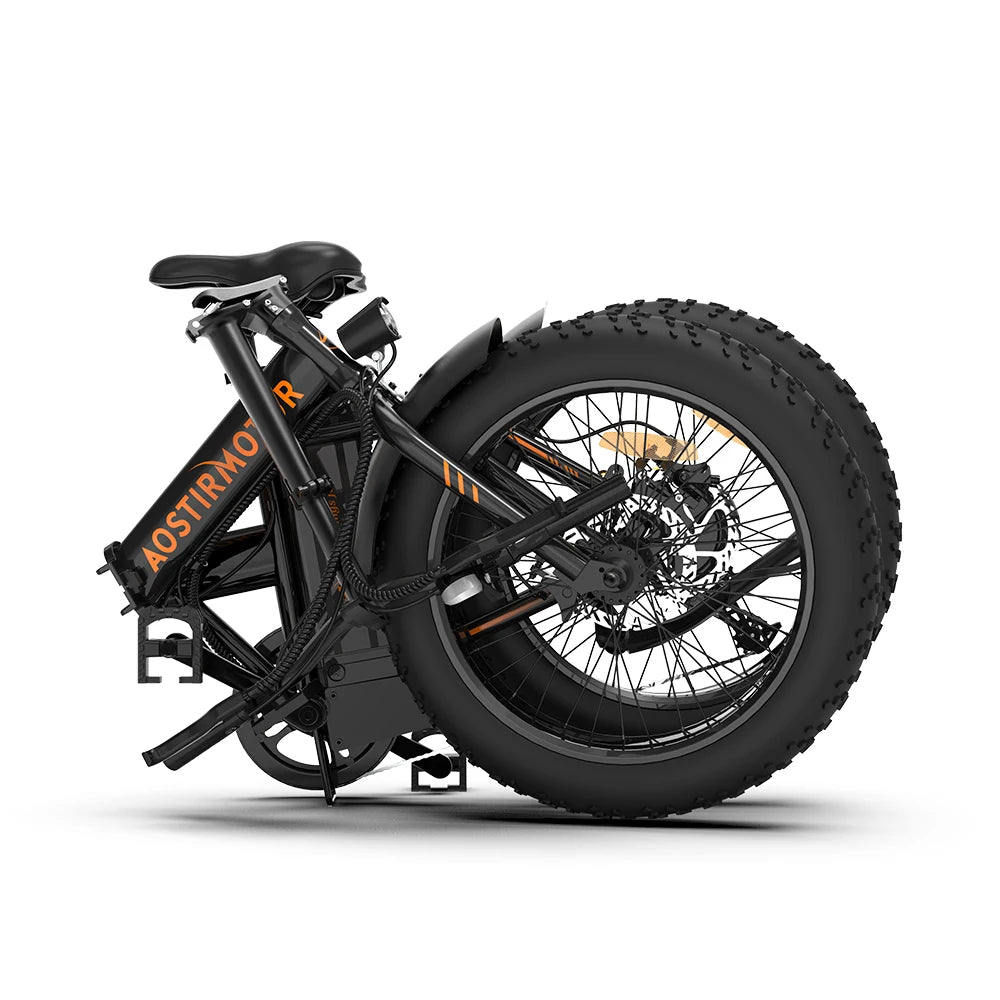 Portable Electric Bike: 20" Fat Tires, 500W Motor