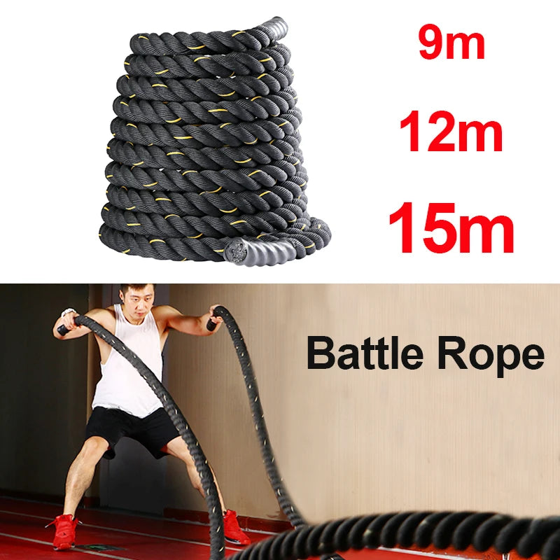 9M/12M/15M Fitness Battle Ropes