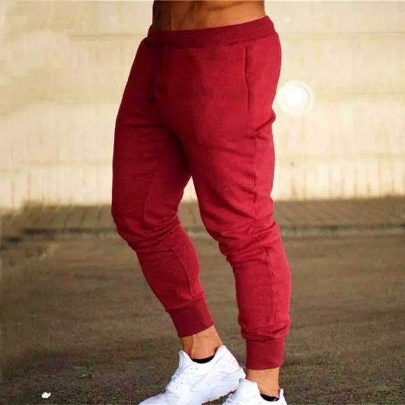 Men's Gray Fitness Joggers