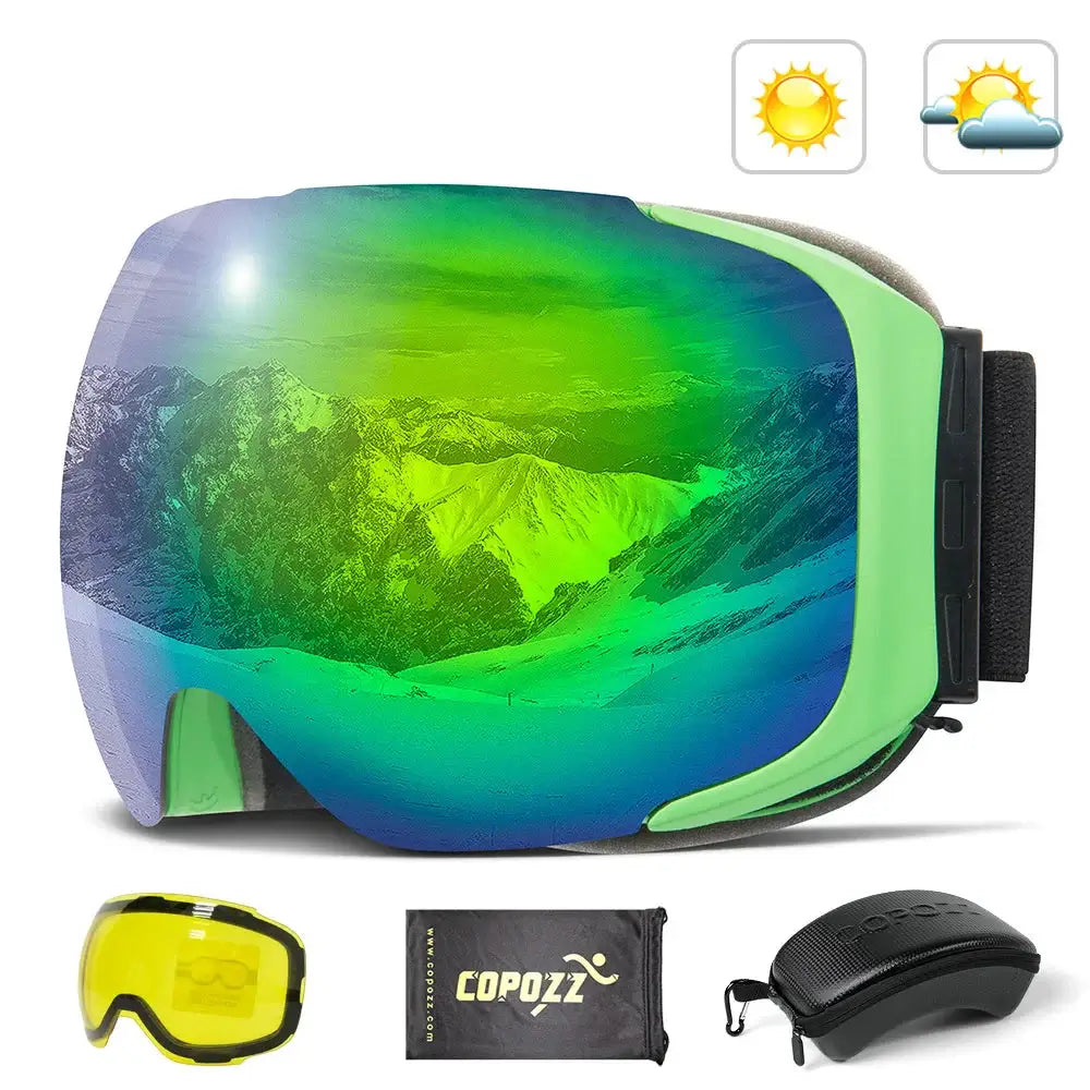  Green goggles set