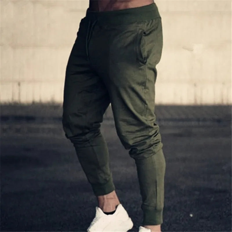 Men's Gray Fitness Joggers