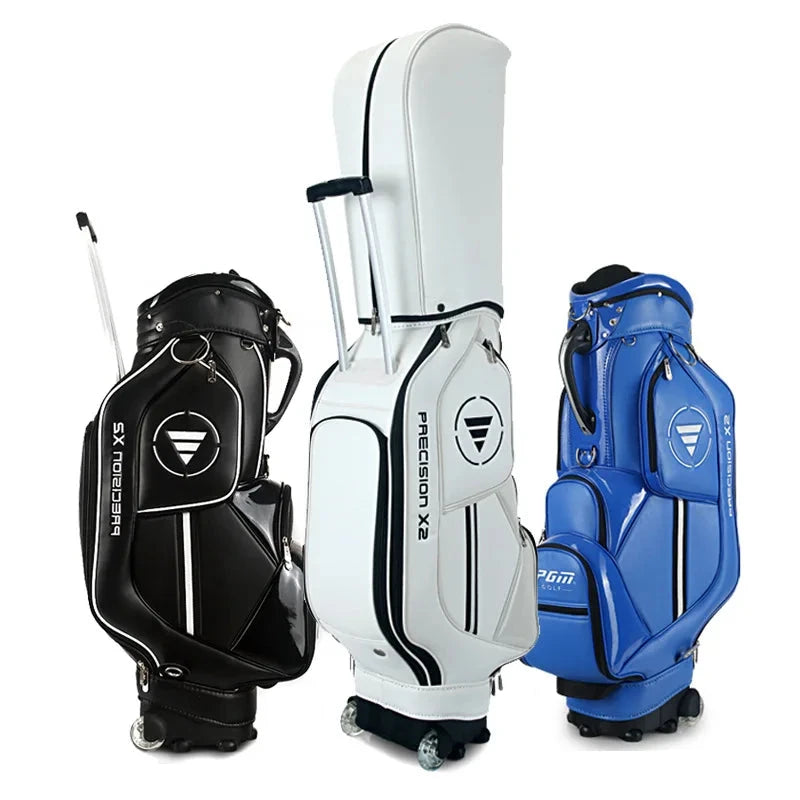 Premium Golf Trolley Bag: Large Capacity, Durable Wheels