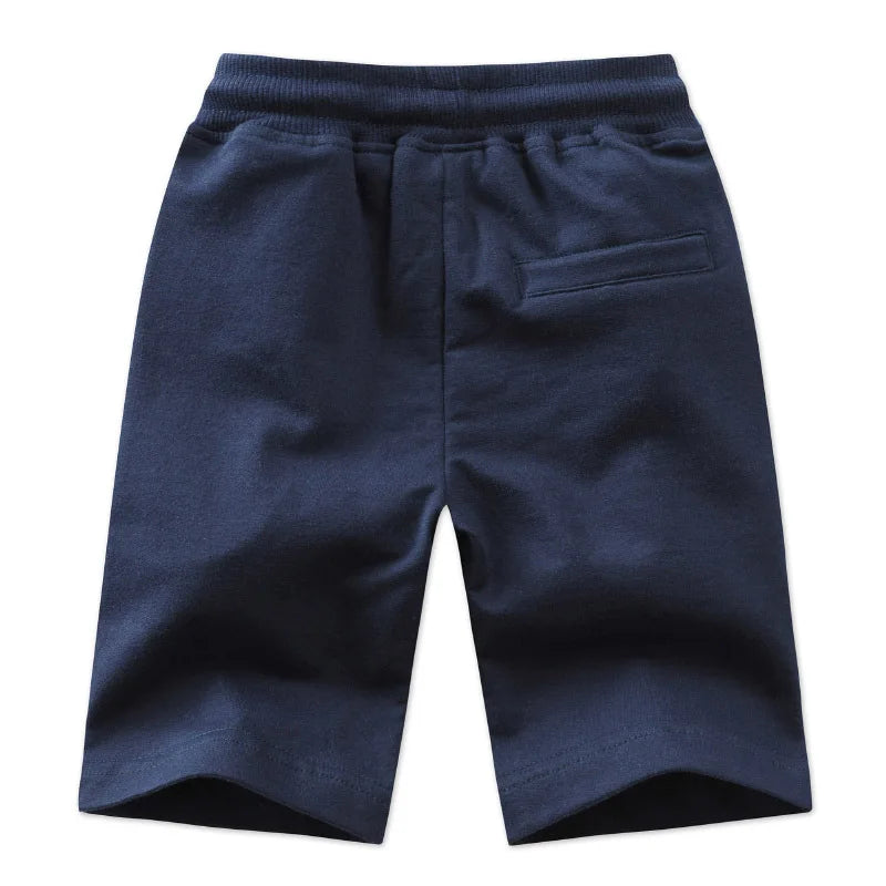 Boys' Comfortable Knit Shorts with Zipper Pockets