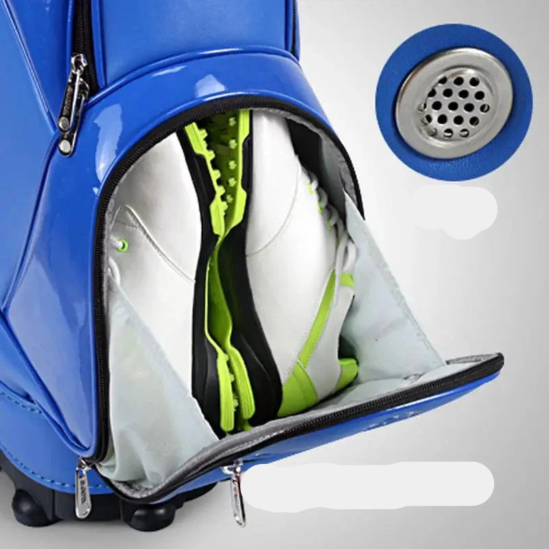 Premium Golf Trolley Bag: Large Capacity, Durable Wheels