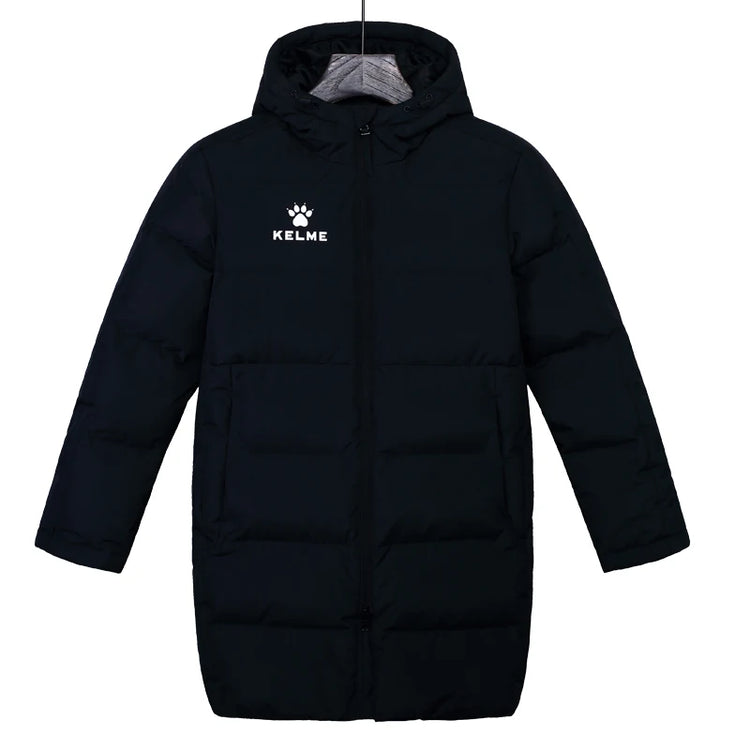 Kids' Long Hooded Padded Winter Coat