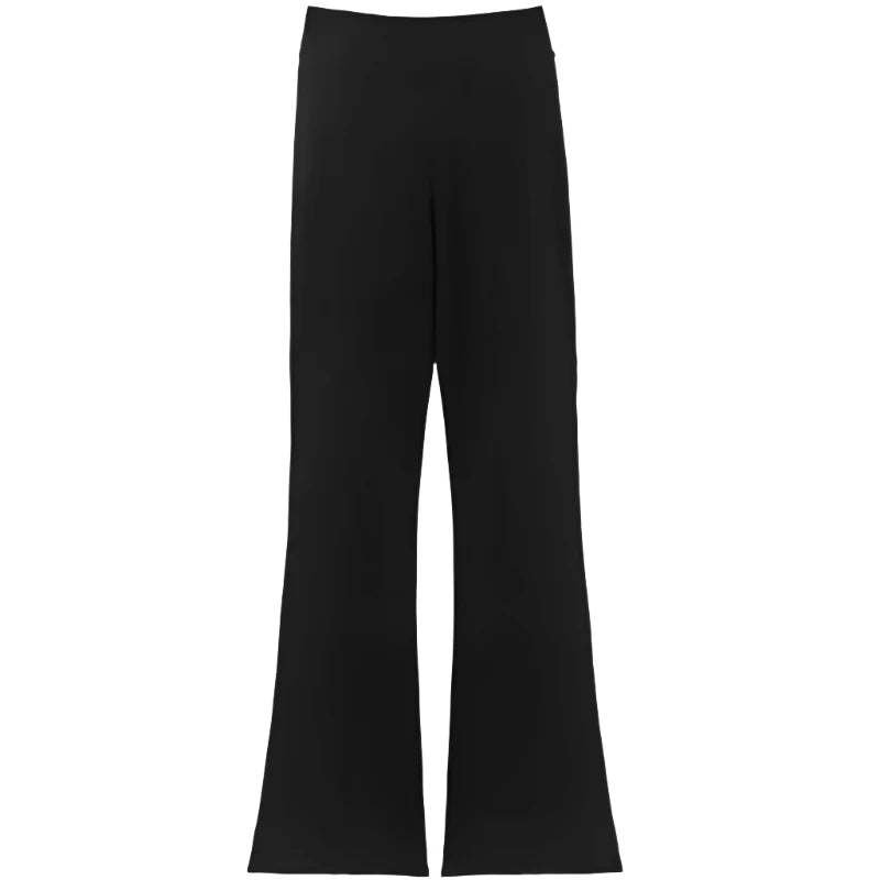 Children's Black Cotton Bell Bottoms for Dance