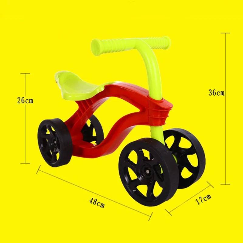 4-Wheel Push Scooter & Balance Bike for Toddlers