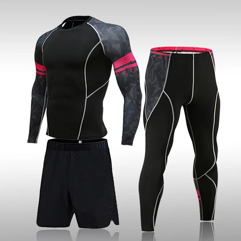 High-Tech MMA Compression Suit for Training