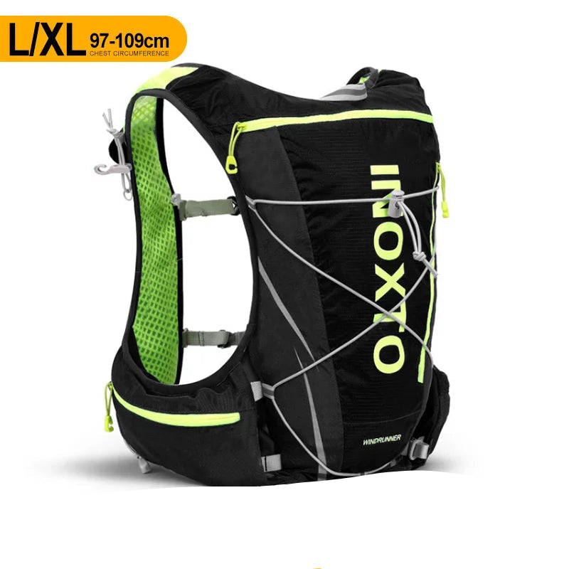 8L Hydration Vest Backpack with 1.5L Water Bag & 500ml Bottle