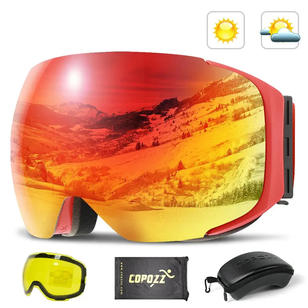  Red goggles set