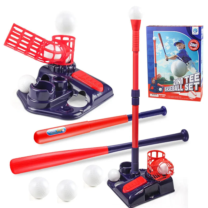 Kids' 3-in-1 T-Ball Set: Perfect Gift for Indoor & Outdoor Play