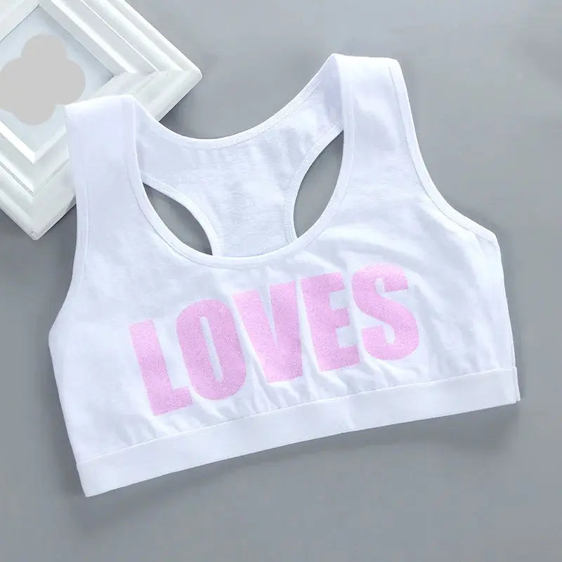 Cotton Training Bras for Growing Girls, Ages 8-18Girl's Sport Bras24 Hour Sport
