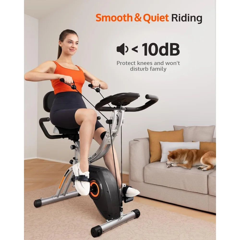 Portable and Powerful: Folding Exercise Bike for Seniors