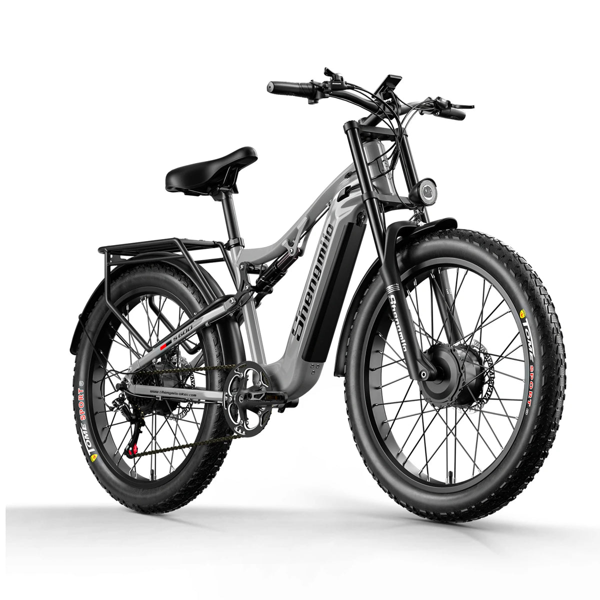 High-Performance Electric Bicycle with Dual Suspension