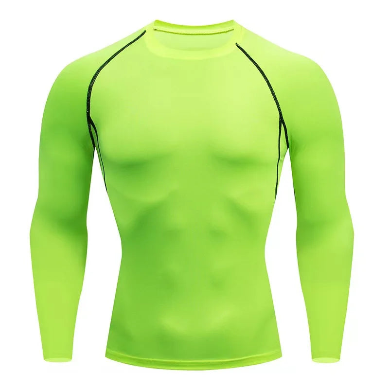 Long-Sleeve Fitness T-Shirt for Men