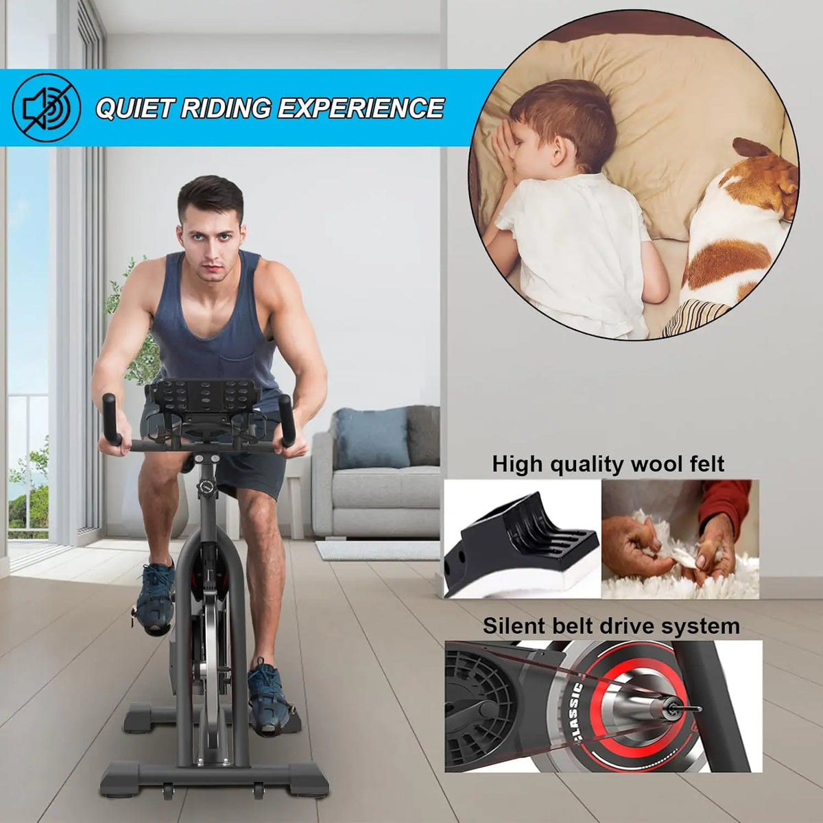 Personal Gym Experience: Home Workout Bike with LCD Monitor