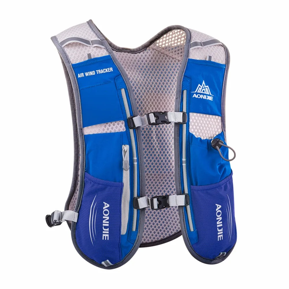 Running Vest: Hydration Pack, Water Bladder, Water Bottles