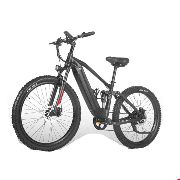 Electric Mountain Bike: Nathaniel, 48V, 27.5", Soft Tail Suspension
