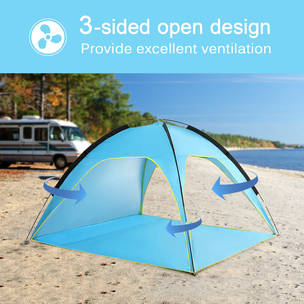 Lightweight Sun Shelter for Outdoors