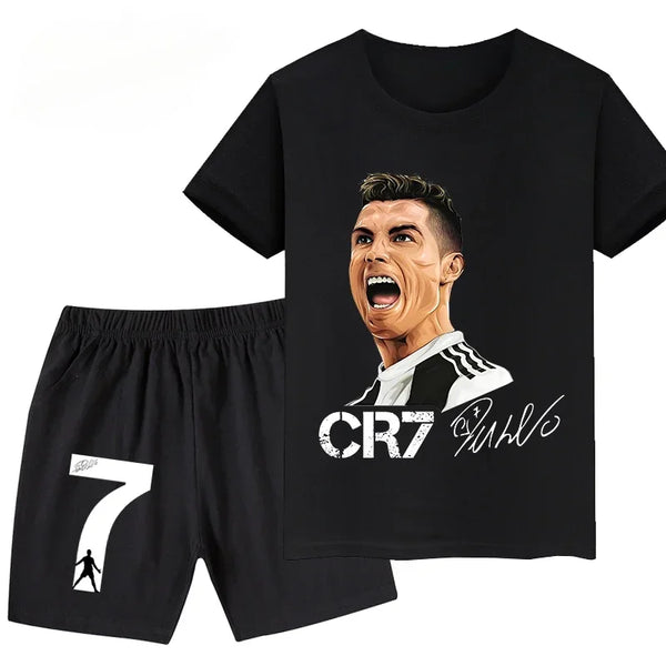 Cristiano Ronaldo Children’s Printed Summer Sports Suit