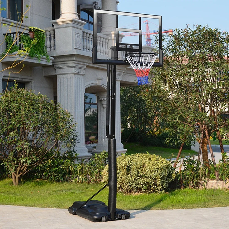 Portable Outdoor 8-10ft Basketball Stand Height Adjustable Removable Basketball Hoop24 Hour Sport