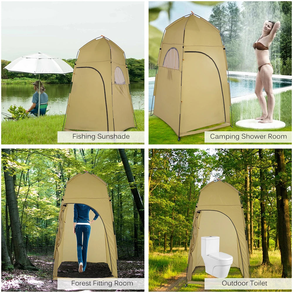 Portable Shower and Toilet Tent