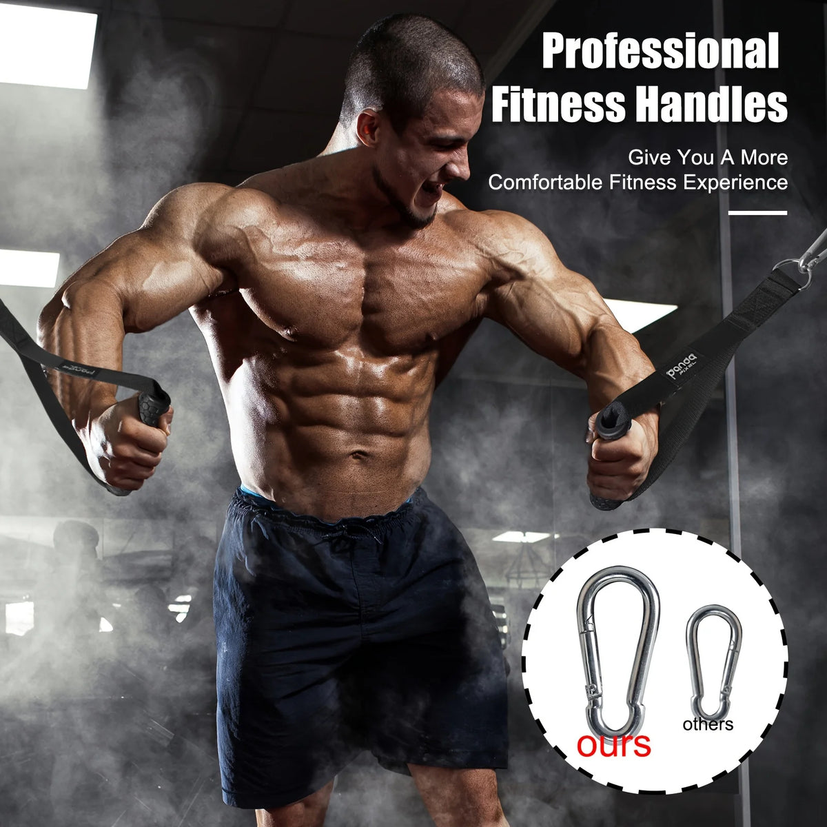 Resistance Band Set with Door Anchor & Handles Home Gym