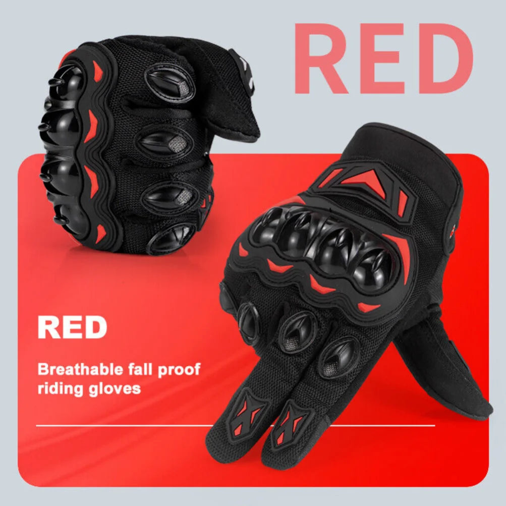 Motorcycle Gloves for Men Women Full Finger Touchscreen Motorbike Gloves for BMX ATV MTB Riding Road Racing Motocross Gloves 24 Hour Sport
