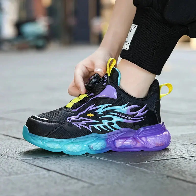 Boys' Platform Sneakers Comfortable Stylish & Perfect for Schoolkid's shoes24 Hour Sport