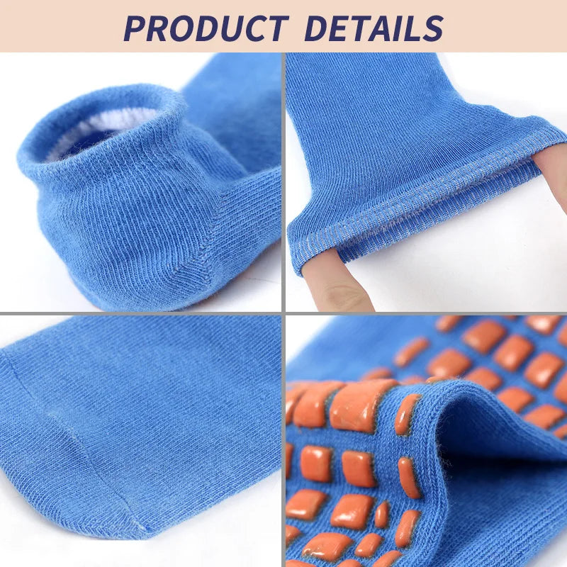 Anti-Slip Grip Yoga Socks for Adults and Kids