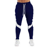 Men's Micro-Elastic Joggers with Spliced Cuffs