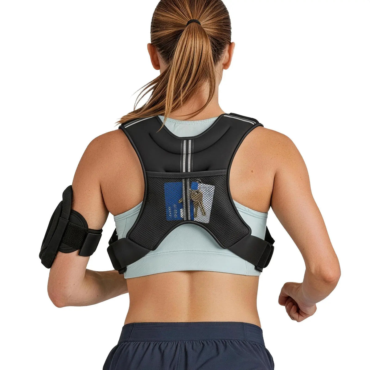 Reflective Body Weight Vest for Running & Strength Training